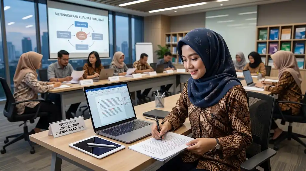 Menjembatani Gagasan dan Reputasi: Seni Copy Editing dalam Meningkatkan Kualitas Jurnal Akademik - Menjembatani Gagasan dan Reputasi: Seni Copy Editing dalam Meningkatkan Kualitas Jurnal Akademik