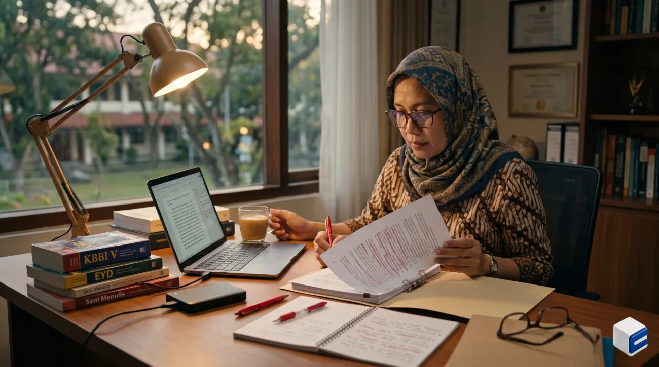 Seni Memoles Naskah: Teknik Proofreading Praktis bagi Guru, Akademisi, dan Calon Penulis Buku - Seni Memoles Naskah: Teknik Proofreading Praktis bagi Guru, Akademisi, dan Calon Penulis Buku